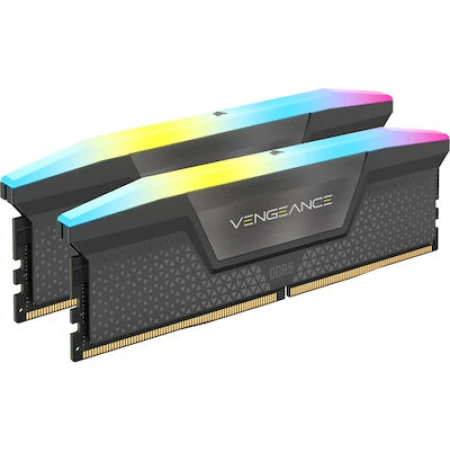 Corsair Vengeance RGB 32GB DDR5 RAM με 2 Modules (2x16GB)