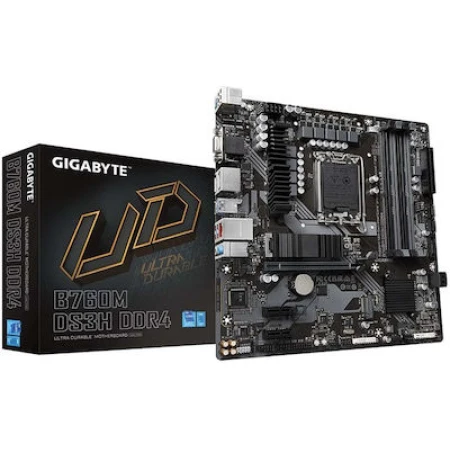 Gigabyte B760M DS3H DDR4 (rev. 1.0) Motherboard Micro ATX με Intel 1700 Socket