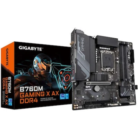 Gigabyte B760M Gaming X AX DDR4 (rev. 1.0) Motherboard Micro ATX με Intel 1700 Socket