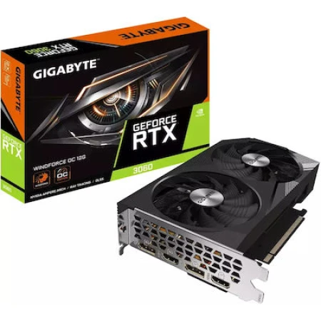 Gigabyte GeForce RTX 3060 12GB GDDR6 Windforce OC rev. 2.0 
 GV-N3060WF2OC-12GD 2.0
