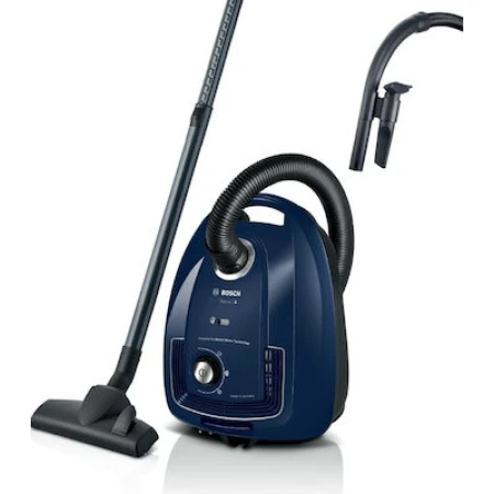 Bosch Serie 4 Ηλεκτρική Σκούπα 600W με Σακούλα 4lt Μπλε