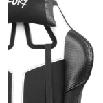 Natec Fury Avenger XL Καρέκλα Gaming Δερματίνης Μαύρο/Λευκό - Image 6
