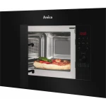 Amica AMGB20E2GB Εντοιχιζόμενος Φούρνος Μικροκυμάτων με Grill 20lt Μαύρος - Image 4