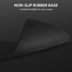 Aukey KM-P1 Gaming Mouse Pad Medium 350mm Μαύρο - Image 3