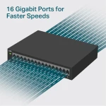 TP-LINK TL-SG116E V1.2 Unmanaged L2 Switch με 16 Θύρες Gigabit (1Gbps) Ethernet - Image 2