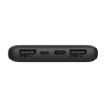 Trust Primo Ultra-thin Power Bank 10000mAh 15W με 2 Θύρες USB-A και Θύρα USB-C Μαύρο - Image 3