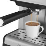 Heinrich's HES 8689 Αυτόματη Μηχανή Espresso 850W Πίεσης 20bar Ασημί - Image 5