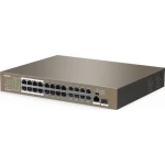 Tenda TEF1126P-24-250W Unmanaged L2 PoE+ Switch με 24 Θύρες Gigabit (1Gbps) Ethernet - Image 1