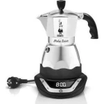 Bialetti Moka Timer Ηλεκτρικό Μπρίκι Espresso 6cups 356W Inox Ασημί 0006093/NP - Image 1