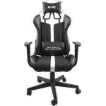 Natec Fury Avenger XL Καρέκλα Gaming Δερματίνης Μαύρο/Λευκό - Image 1