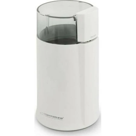 Esperanza EKC001W Ηλεκτρικός Μύλος Καφέ 160W με Χωρητικότητα 50gr Λευκός