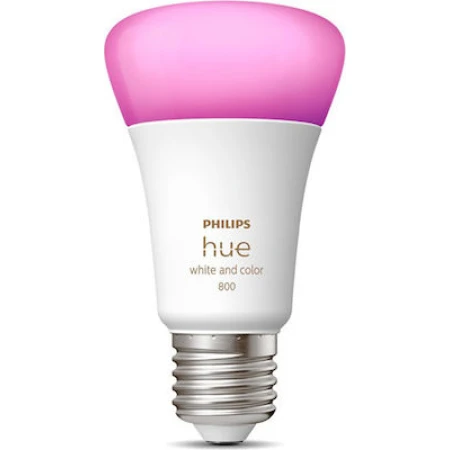 Philips Smart Λάμπα LED για Ντουί E27 και Σχήμα A60 RGBW 1100lm Dimmable