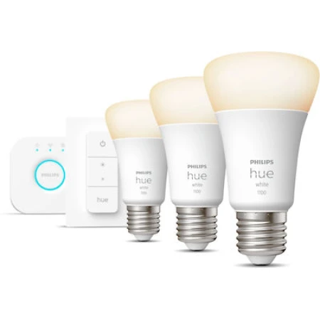 Philips Smart Λάμπες LED για Ντουί E27 και Σχήμα A60 Θερμό Λευκό 1055lm Dimmable 3τμχ