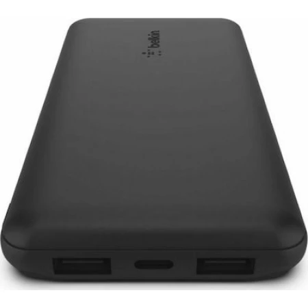 Belkin Boost Charge 10K Power Bank 10000mAh 15W με 2 Θύρες USB-A και Θύρα USB-C Μαύρο