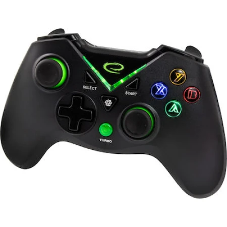 Esperanza Major Ασύρματο Gamepad για Android / PC / PS3 / Xbox One Μαύρο