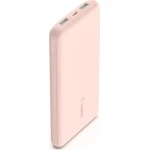 Belkin Boost Charge 3-Port Power Bank 10000mAh 15W με 2 Θύρες USB-A και Θύρα USB-C Ροζ Χρυσό - Image 1