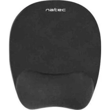 Natec Ergonomic Chipmunk Mouse Pad 230mm με Στήριγμα καρπού Μαύρο