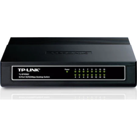 TP-LINK TL-SF1016D v5 Unmanaged L2 Switch με 16 Θύρες Ethernet