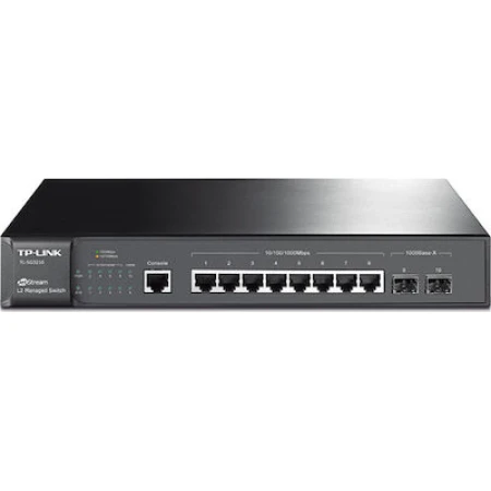 TP-LINK TL-SG3210 v3 Managed L2 Switch με 8 Θύρες Ethernet και 2 SFP Θύρες