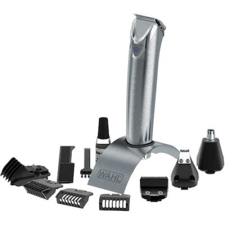 Wahl Lithium Ion+ 09818-016 Σετ Επαναφορτιζόμενης Κουρευτικής Μηχανής Ασημί
