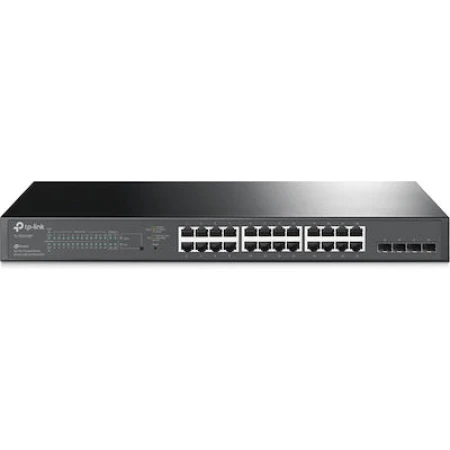TP-LINK Jetstream TL-SG2428P V4 Managed L2 PoE+ Switch με 24 Θύρες Gigabit (1Gbps) Ethernet και 4 SFP Θύρες