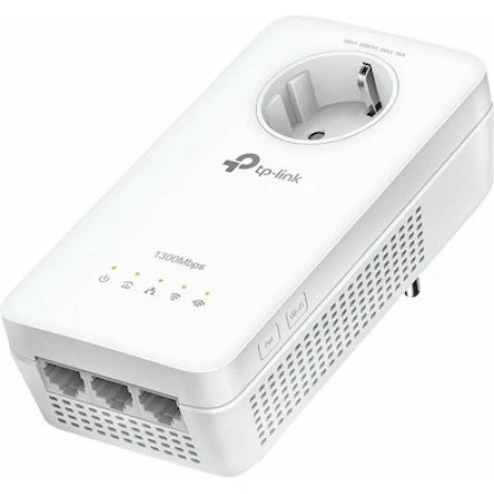 TP-LINK TL-WPA8631P v3 Powerline για Ασύρματη Σύνδεση Wi‑Fi 5 με Passthrough Πρίζα και 3 Θύρες Gigabit Ethernet