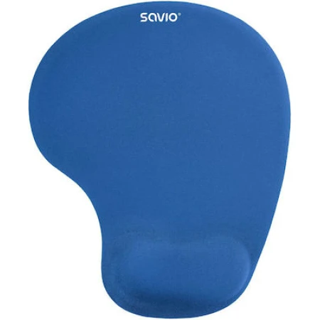 Savio MP-01BL Mouse Pad 230mm με Στήριγμα καρπού Μπλε