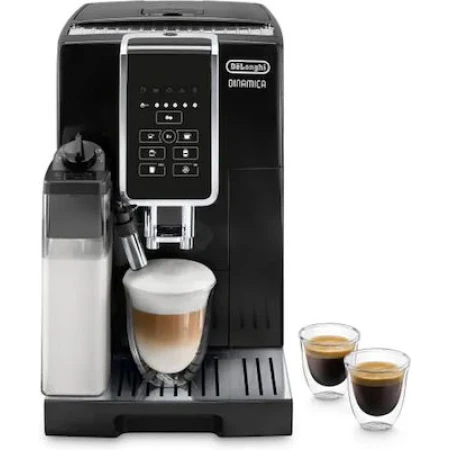 Delonghi Dinamica ECAM350.50.B Αυτόματη Μηχανή Espresso 1450W Πίεσης 15bar για cappuccino με Μύλο Άλεσης Μαύρη