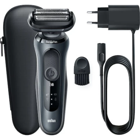 Braun Series 6 61-N1000s Ξυριστική Μηχανή Προσώπου Επαναφορτιζόμενη