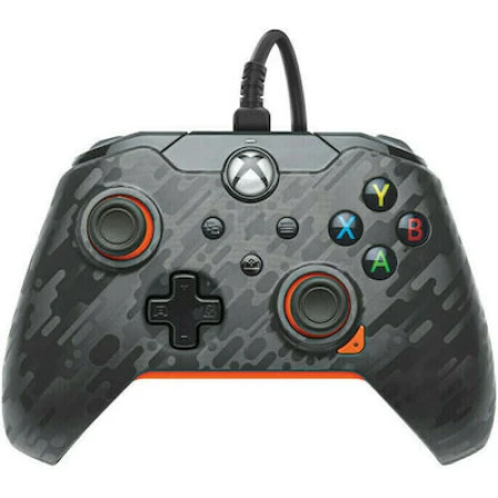 PDP Ενσύρματο Gamepad για PC / Xbox One / Xbox Series Camo Orange/Black