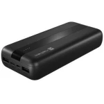 Natec Trevi Power Bank 20000mAh με 2 Θύρες USB-A και Θύρα USB-C Μαύρο - Image 1