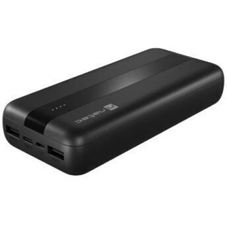 Natec Trevi Power Bank 20000mAh με 2 Θύρες USB-A και Θύρα USB-C Μαύρο