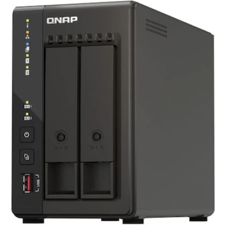 QNap TS-253E NAS με 2 θέσεις για HDD/SSD και 2 θύρες Ethernet