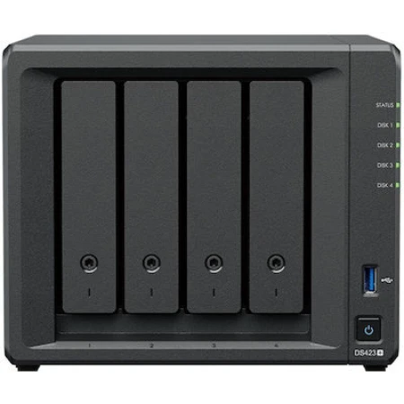 Synology DiskStation DS423+ NAS Tower με 4 θέσεις για HDD/M.2/SSD και 2 θύρες Ethernet