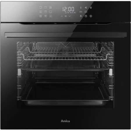 Amica X-type Steam ED97617BA+ Φούρνος άνω Πάγκου 77lt χωρίς Εστίες Π59.5εκ. Μαύρος