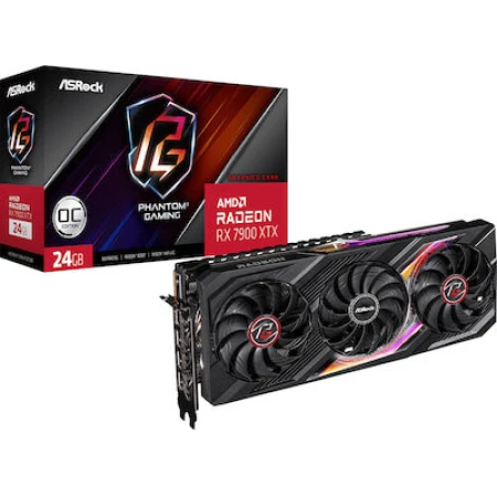 ASRock Radeon RX 7900 XTX 24GB GDDR6 Phantom Gaming OC Κάρτα Γραφικών