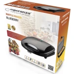 Esperanza Blueberry Wrapper EKT008 Βαφλιέρα 2 Θέσεων σε Ορθογώνιο Σχήμα 1000W - Image 3