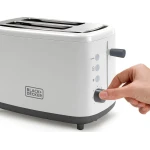 Black & Decker BXTO820E Φρυγανιέρα 2 Θέσεων 820W Λευκή - Image 2