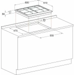 Whirlpool GMT 6422 OW Εστία Υγραερίου Αυτόνομη 60x51εκ. - Image 4