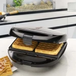 Clatronic ST/WA 3670 Τοστιέρα με Αποσπώμενες Πλάκες για 2 Τοστ 800W Inox - Image 4
