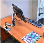Ergotron LX Desk Mount LCD Monitor Arm Tall Pole - Image 5