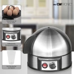 Clatronic EK 3321 Βραστήρας Αυγών 7 Θέσεων 400W Ασημί - Image 2