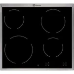 Electrolux EHF16240XK Κεραμική Εστία Αυτόνομη Inox με Λειτουργία Κλειδώματος 57.6x51.6εκ. - Image 1