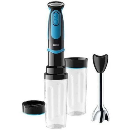 Braun MultiQuick 5 MQ 5252 BKBL Ραβδομπλέντερ με Ανοξείδωτη Ράβδο 1000W Μπλε