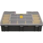 Stanley Sort Master Ταμπακιέρα Εργαλείων 17 Θέσεων με Ρυθμιζόμενα Χωρίσματα Μαύρη 43.1x33.3x8.8εκ. - Image 3