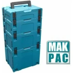 Makita MacPac 1 Εργαλειοθήκη Χειρός Πλαστική Π39.5xB39.6xΥ10.5cm - Image 6