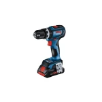 Bosch GSB 18V-90 C Κρουστικό Δραπανοκατσάβιδο Μπαταρίας 18V 2x4Ah - Image 2