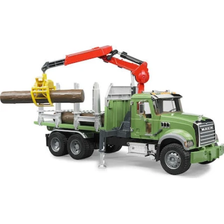 Bruder Φορτηγό Mack Granite Timber Truck with 3 Trunks για 3+ Ετών