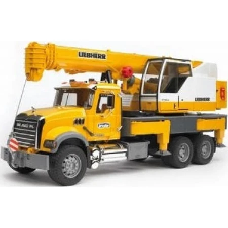 Bruder Γερανός Mack Granite Liebherr Crane Truck για 3+ Ετών