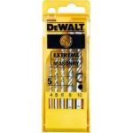 Dewalt Auger Σετ 5 Διαμαντοτρύπανα με Κυλινδρικό Στέλεχος για Δομικά Υλικά - Image 1